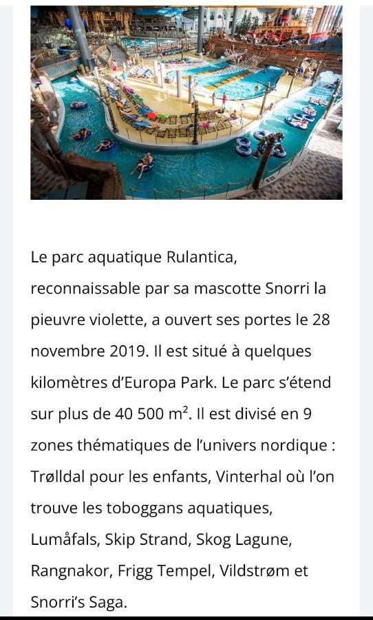 Location Mh Situee A 15 Mn D Europa Park Et Rulantika Apartamento Boofzheim Exterior foto